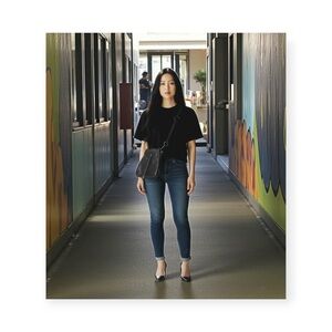 HTF: new Kale 𖦹 Diego Leather Messenger Flap Bag 𖦹 Choc Metallic Suede Lined